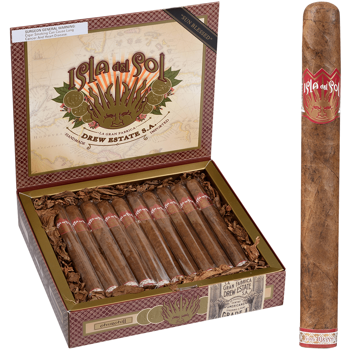 Drew Estate Isla Del Sol Churchill 20ct