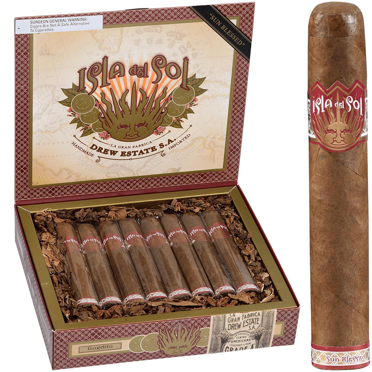 Drew Estate Isla Del Sol Gordito 16ct
