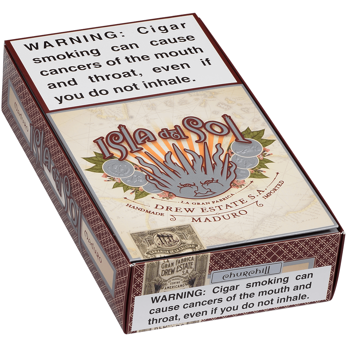Drew Estate Isla Del Sol Maduro Churchill 10ct 3