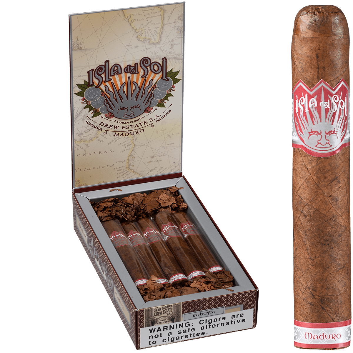 Drew Estate Isla Del Sol Maduro Robusto 10ct
