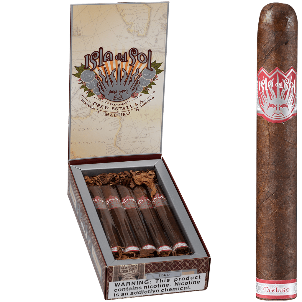 Drew Estate Isla Del Sol Maduro Toro 10ct