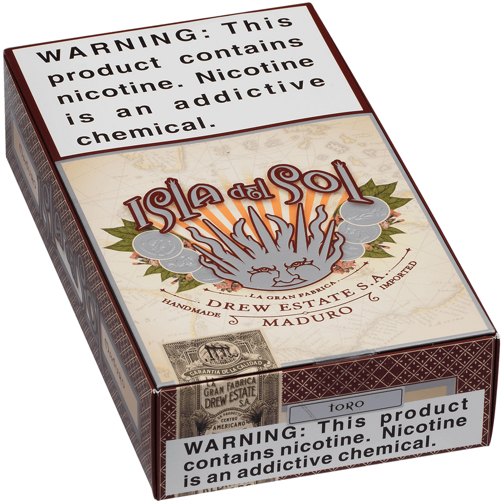 Drew Estate Isla Del Sol Maduro Toro 10ct 3