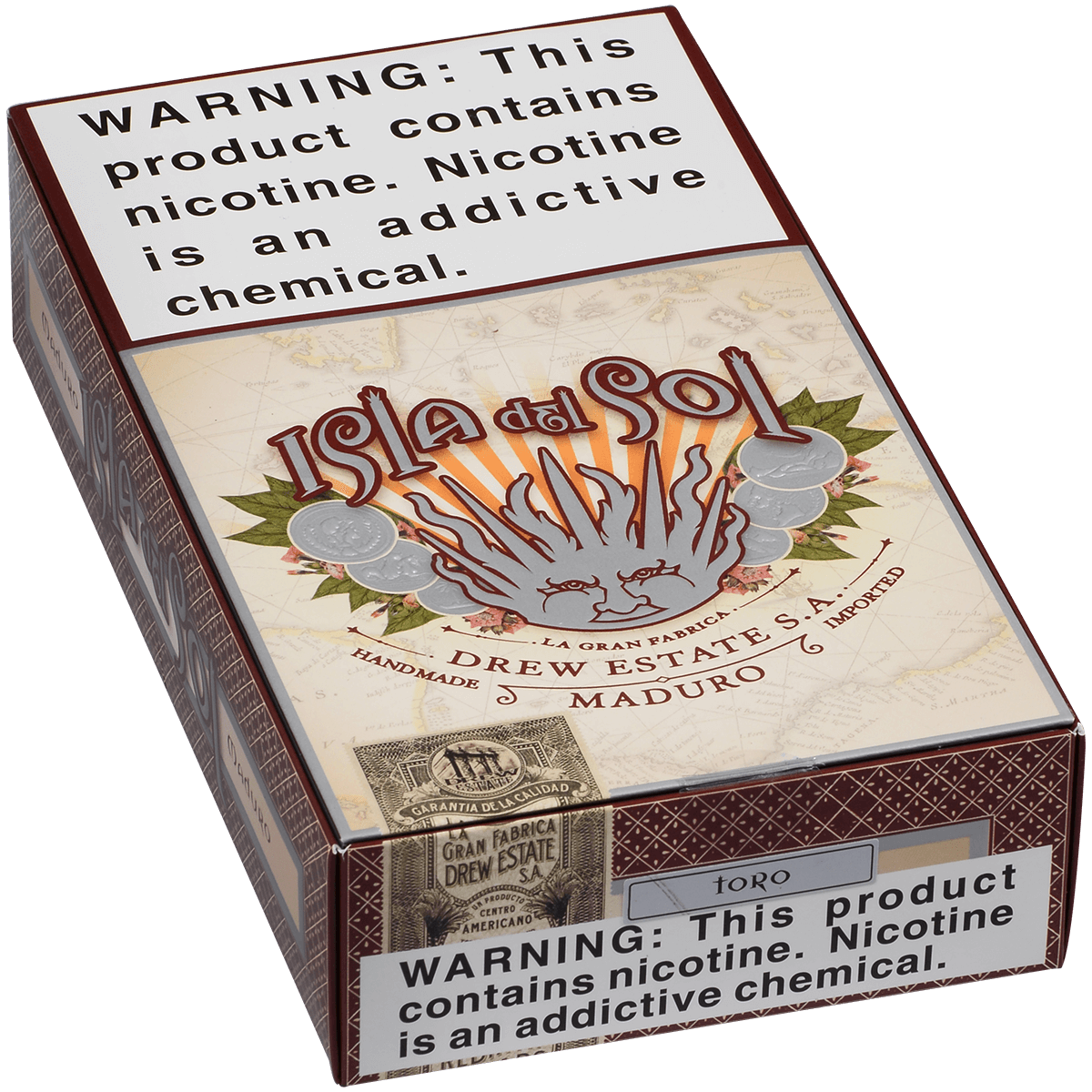 Drew Estate Isla Del Sol Maduro Toro 10ct 3