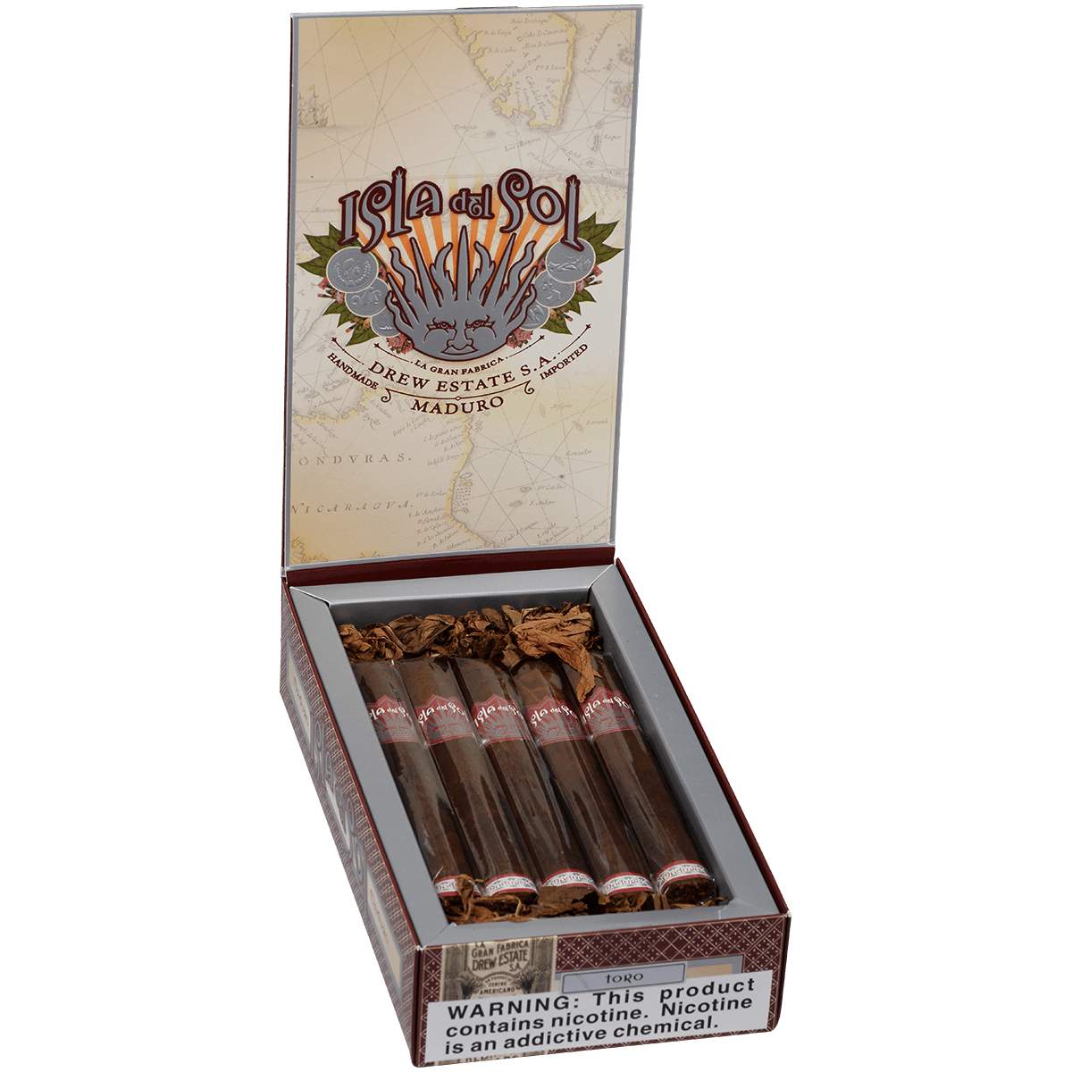Drew Estate Isla Del Sol Maduro Toro 10ct 4