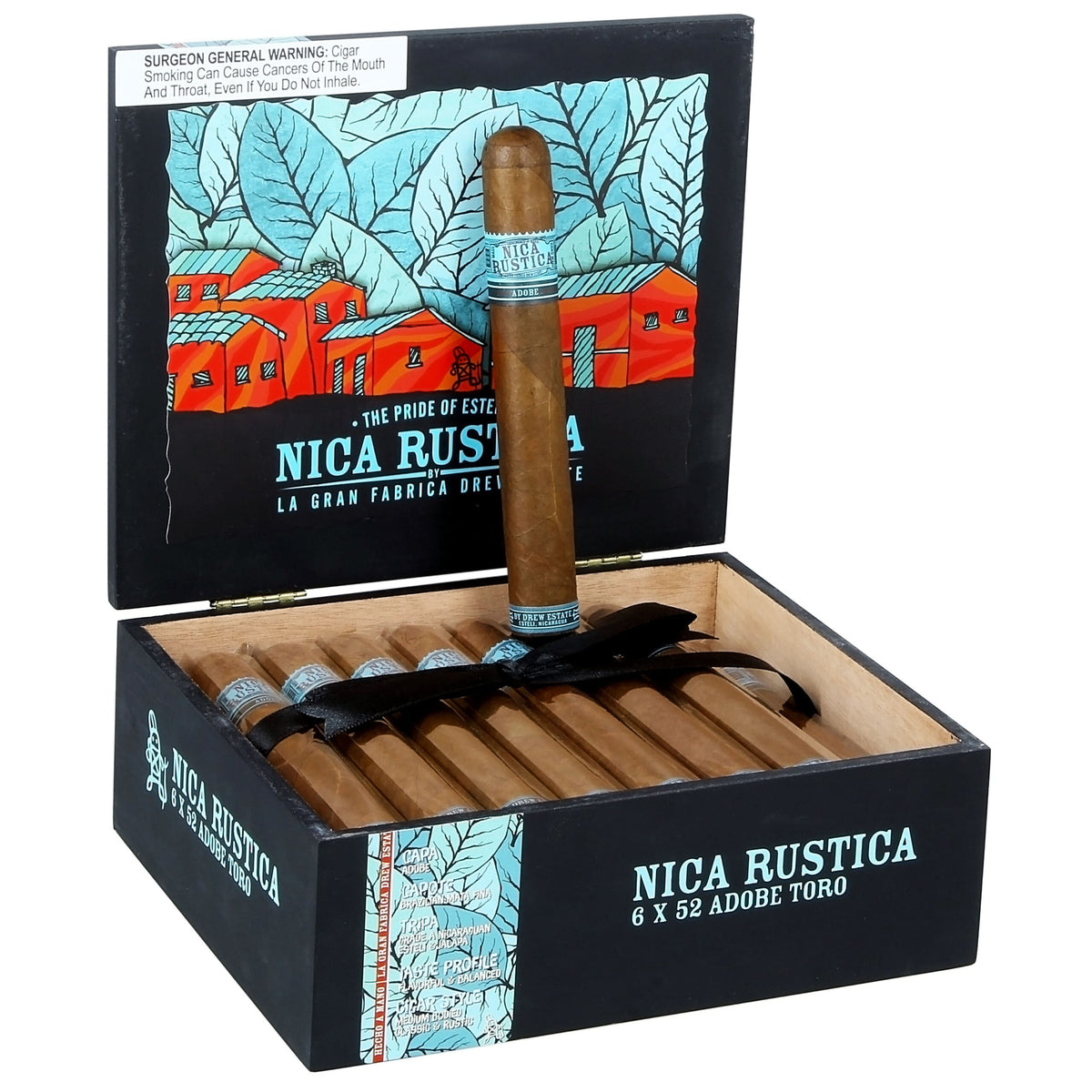 Drew Estate Nica Rustica Adobe Toro 25ct