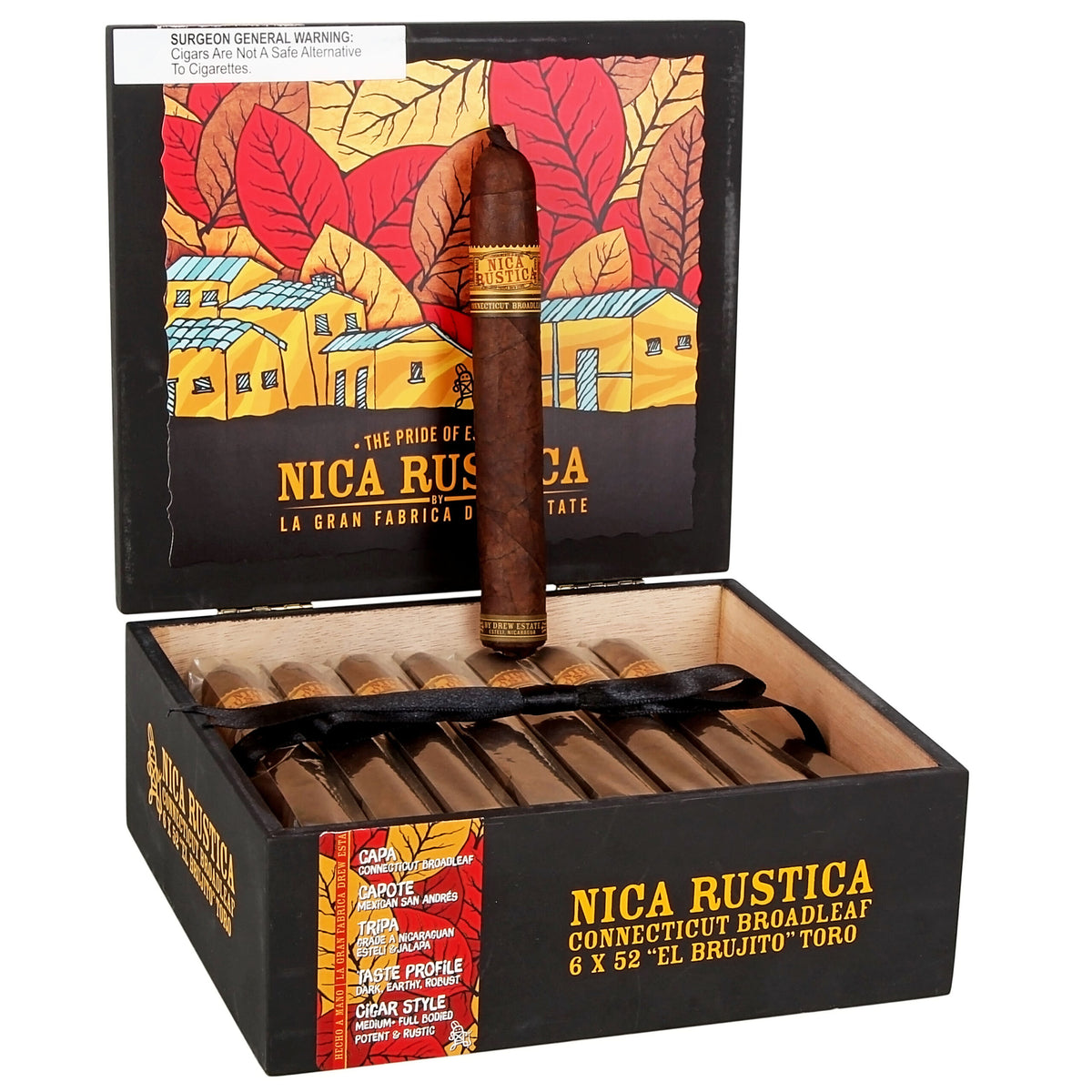 Drew Estate Nica Rustica El Brujito 25ct
