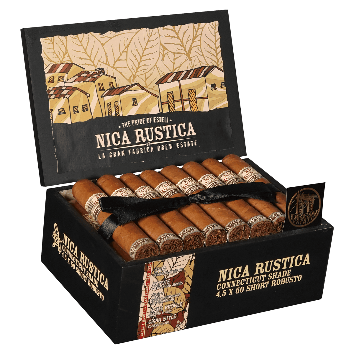 Drew Estate Nica Rustica Shade Short Robusto 25ct