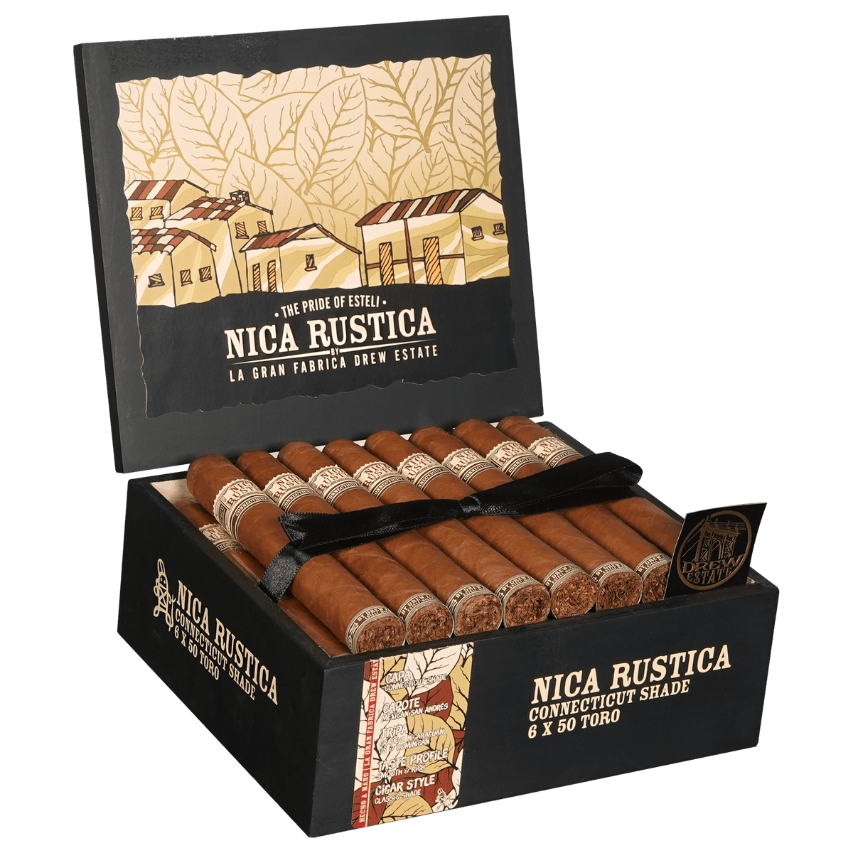 Drew Estate Nica Rustica Shade Toro 25ct