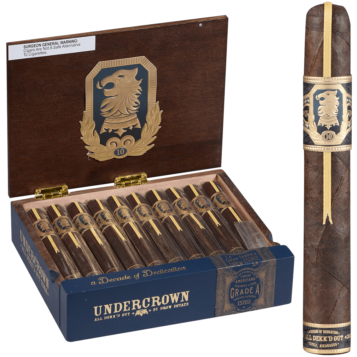 Drew Estate Undercrown 10 Toro 20ct
