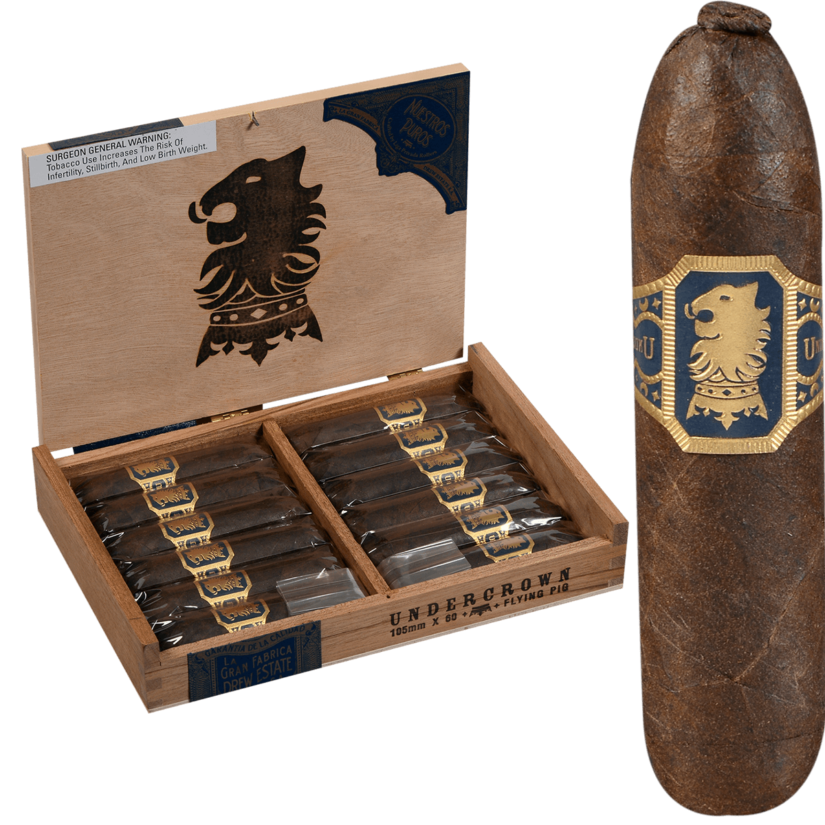 Drew Estate Undercrown Maduro Flying Pig 12ct