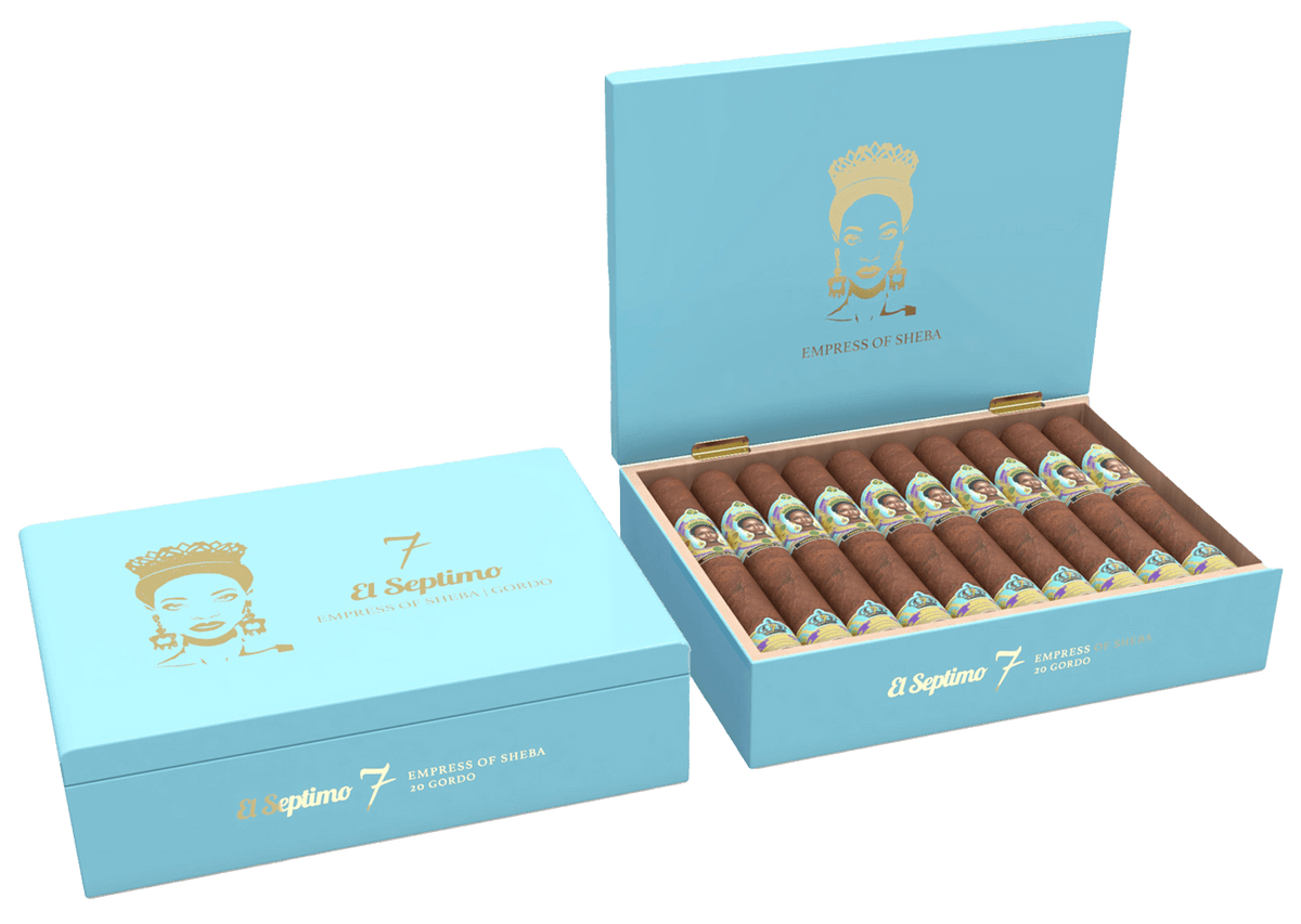 El Septimo Empress Of Sheba Light Blue Gordo 20ct