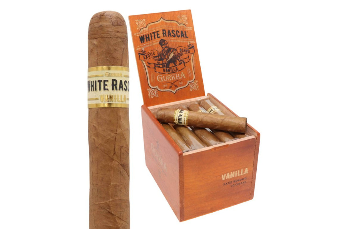 Gurkha Cafe Tabac White Rascal Vanilla Robusto 25ct 2