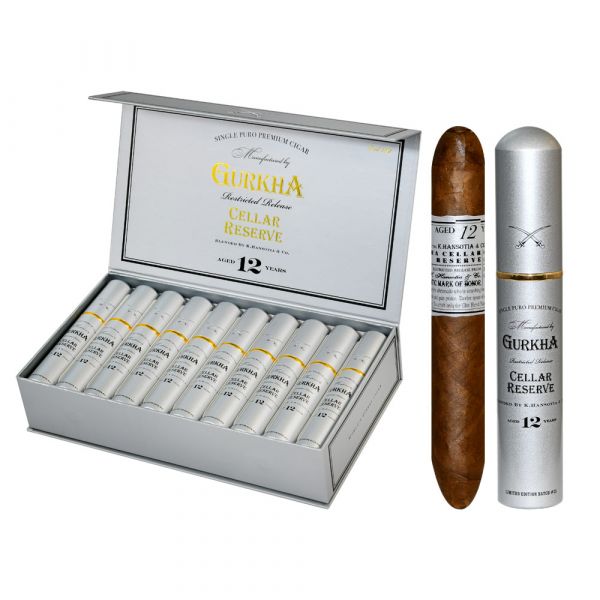Gurkha Cellar Reserve 12 Year Platinum Hedonism Tubo 20ct