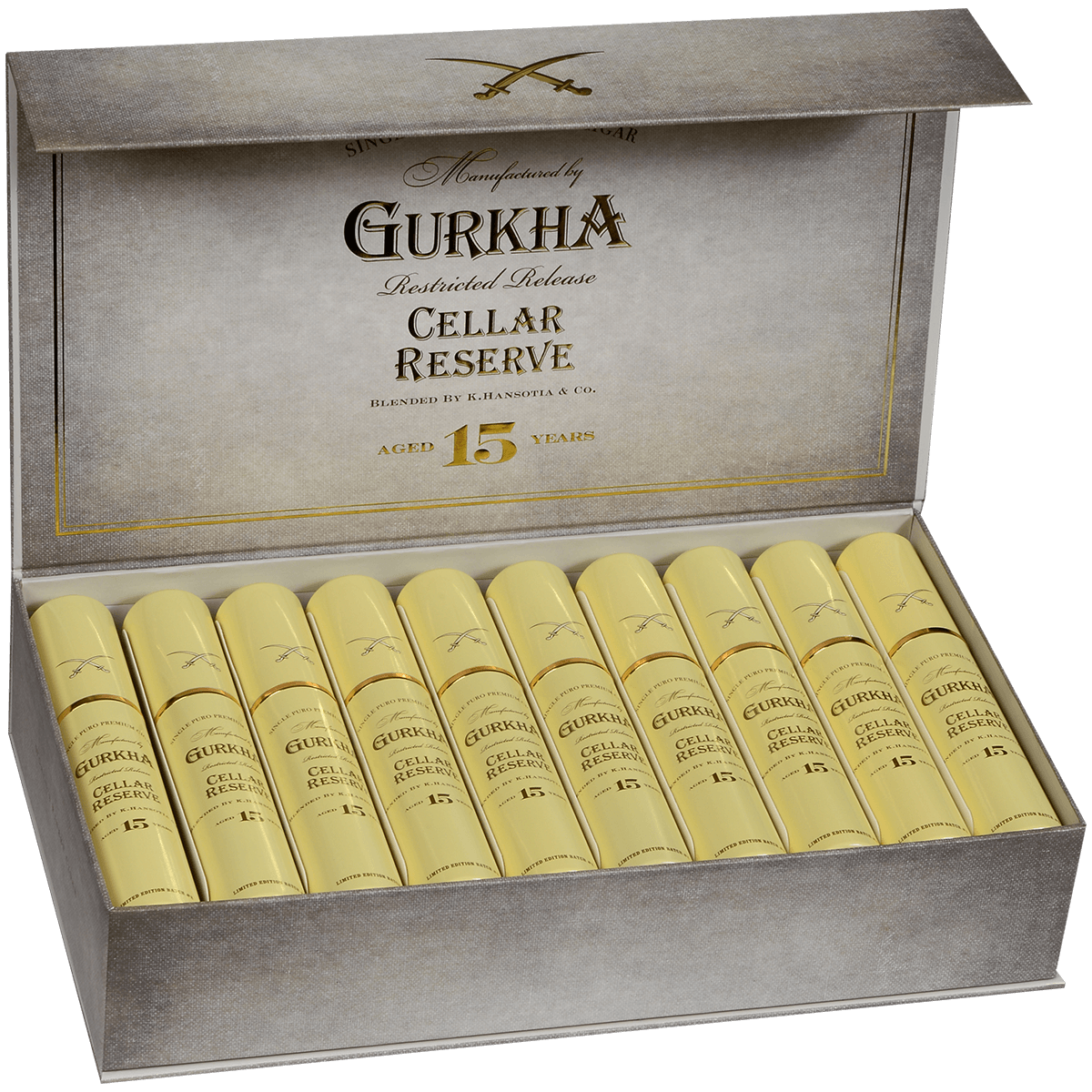 Gurkha Cellar Reserve Aged 15 Year Tubo 20ct 4