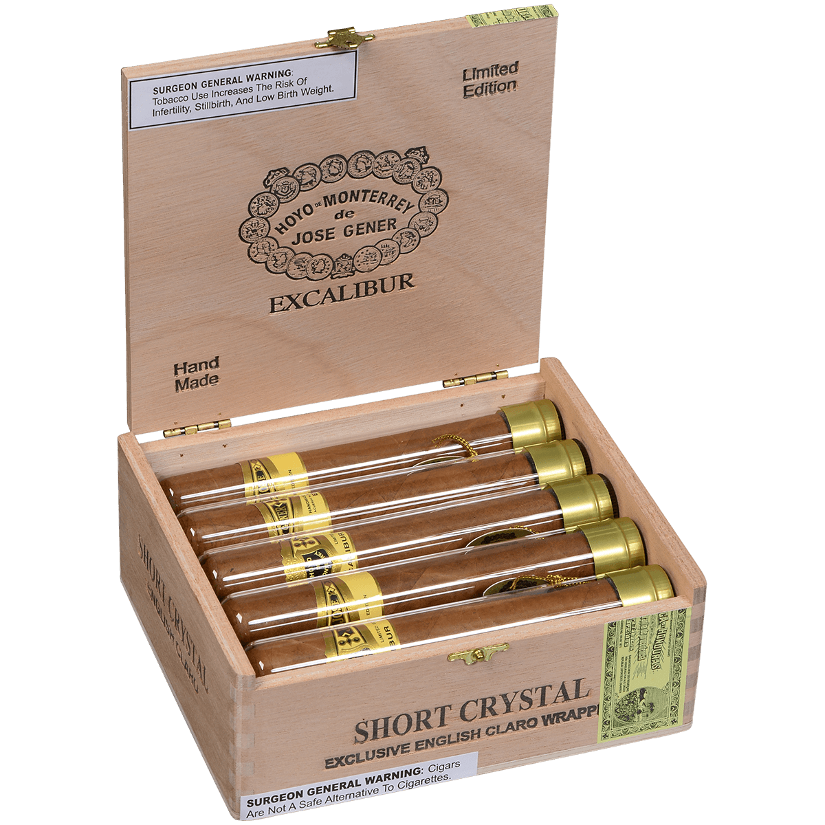 Hoyo De Monterrey Excalibur Short Crystal Tubo 10ct 4