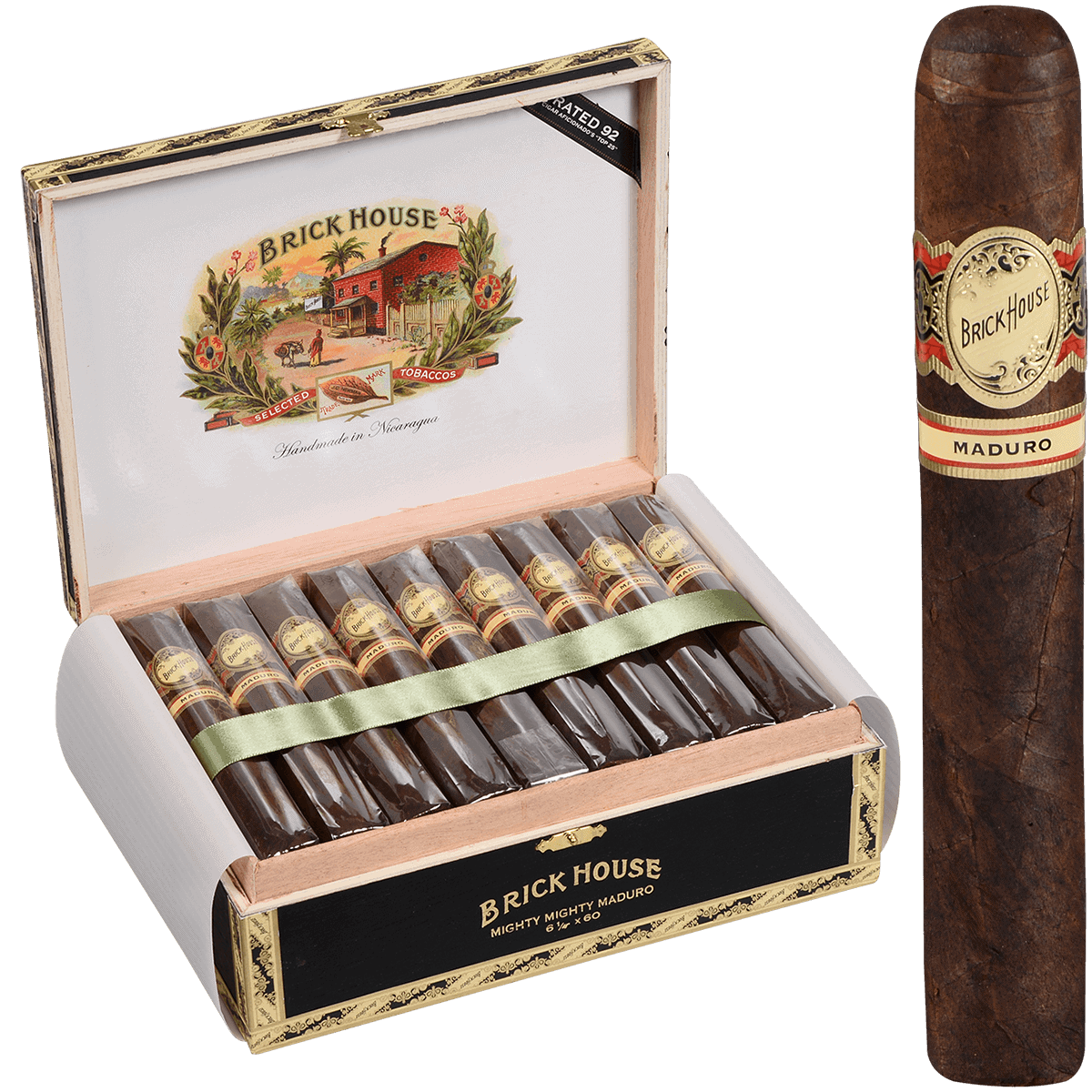 J.C Newman Brick House Maduro Mighty Mighty 25ct