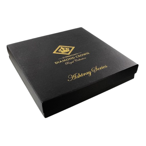 J.C Newman Dimond Crown Black/Gold Ashtray 2