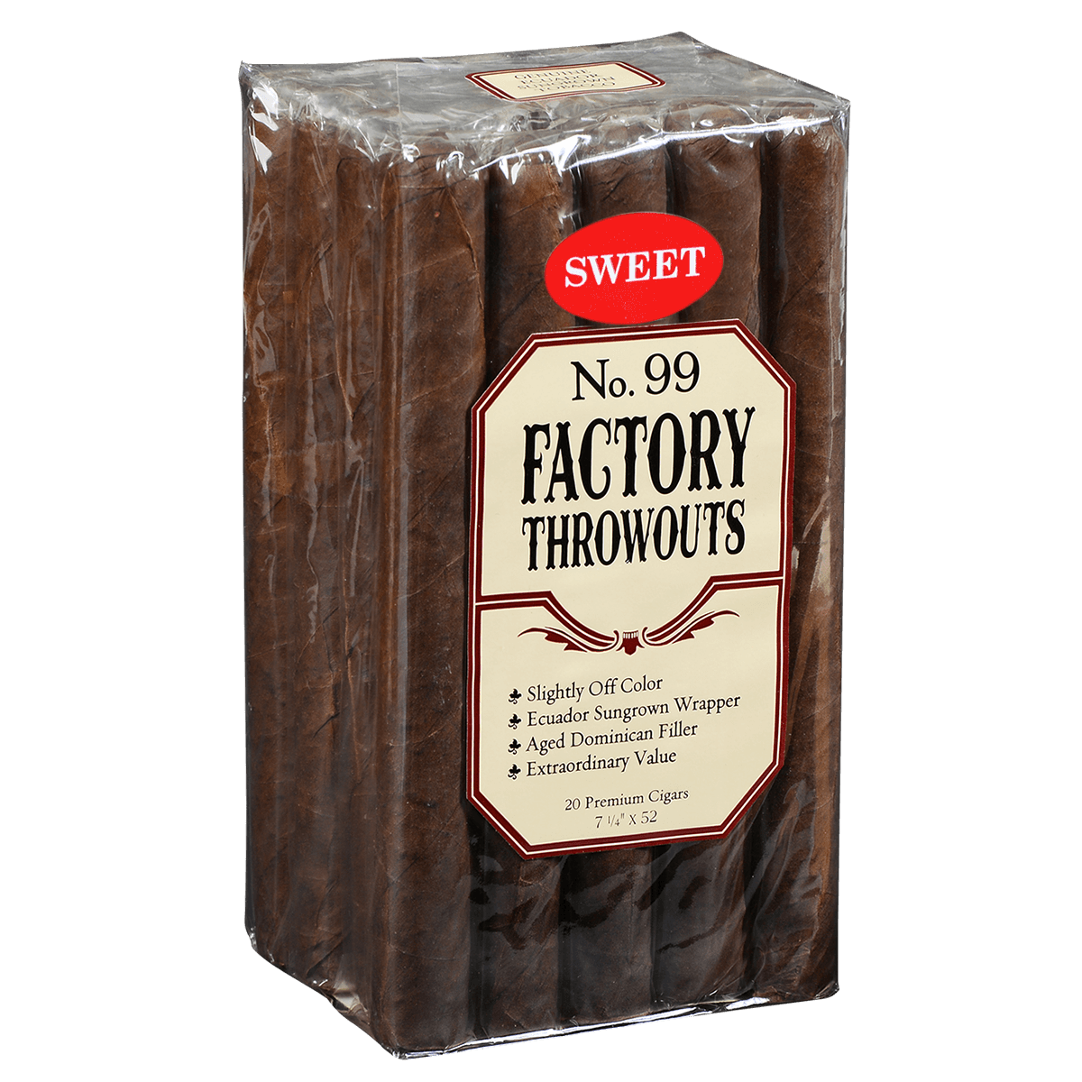 J.C Newman Factory Throwout No. 99 Sweet 20ct 3