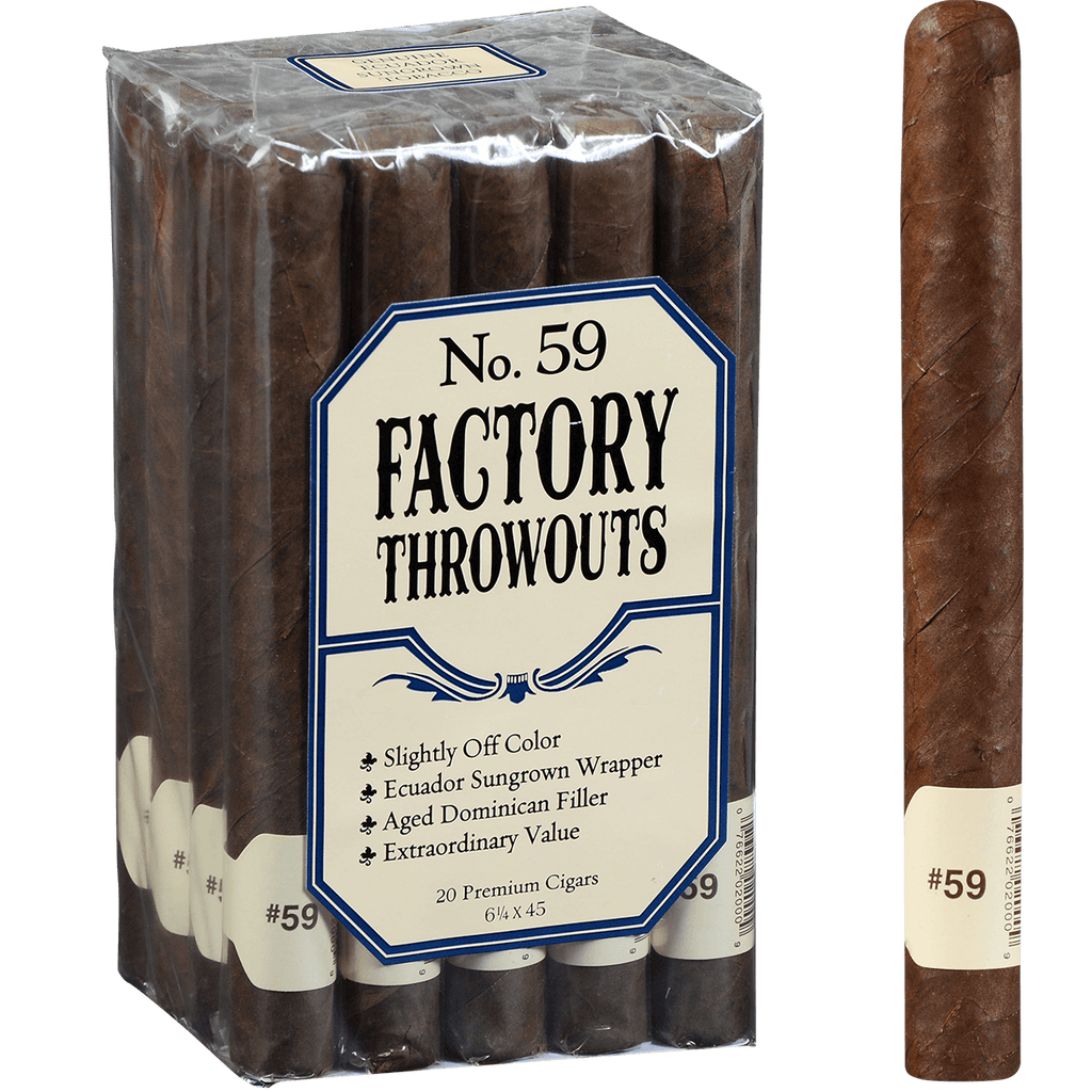 J.C Newman Factory Throwouts No. 59 Natural 20ct
