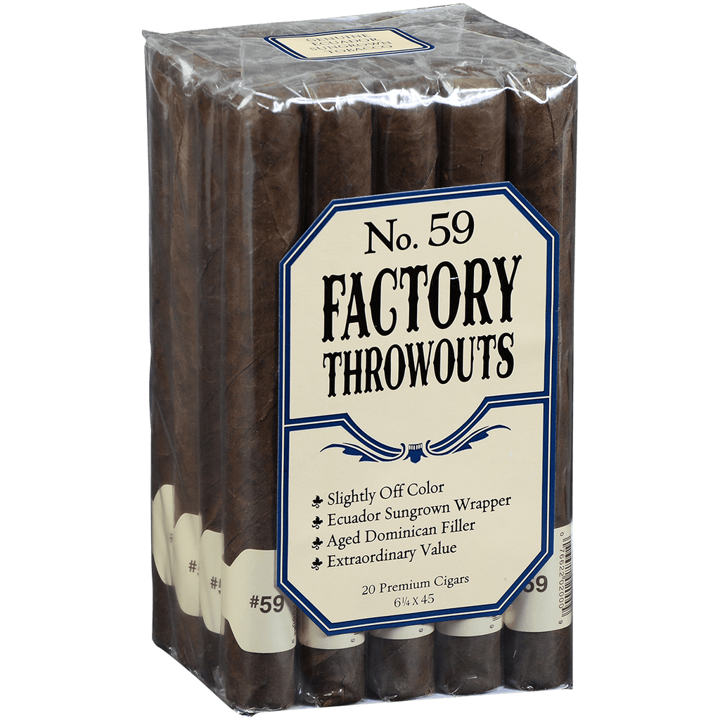 J.C Newman Factory Throwouts No. 59 Natural 20ct 3