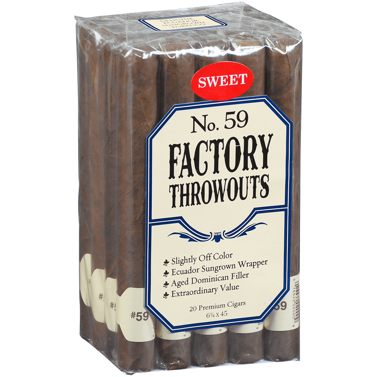 J.C Newman Factory Throwouts No. 59 Sweets 20ct 3