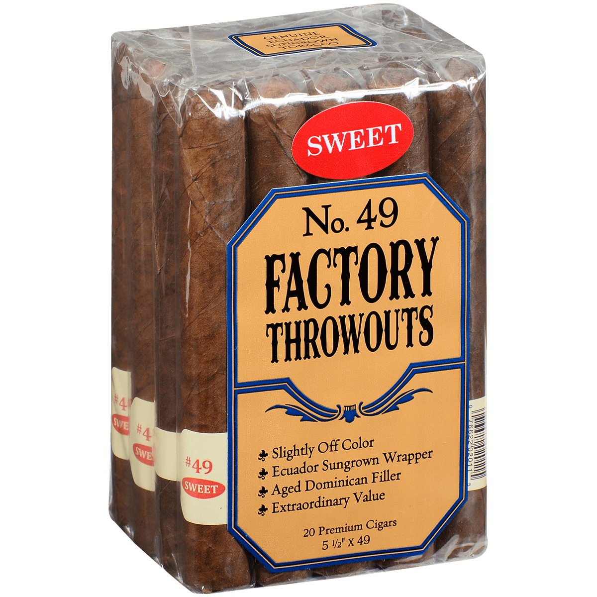 J.C Newman Factory Throwouts No.49 Sweet 20ct 3