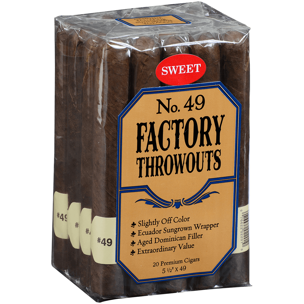 J.C Newman Factory Throwouts No.49 Sweet 20ct 4