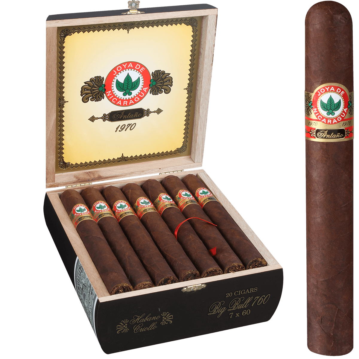 Joya De Nicaragua Antano 1970 Big Bull 760 20ct