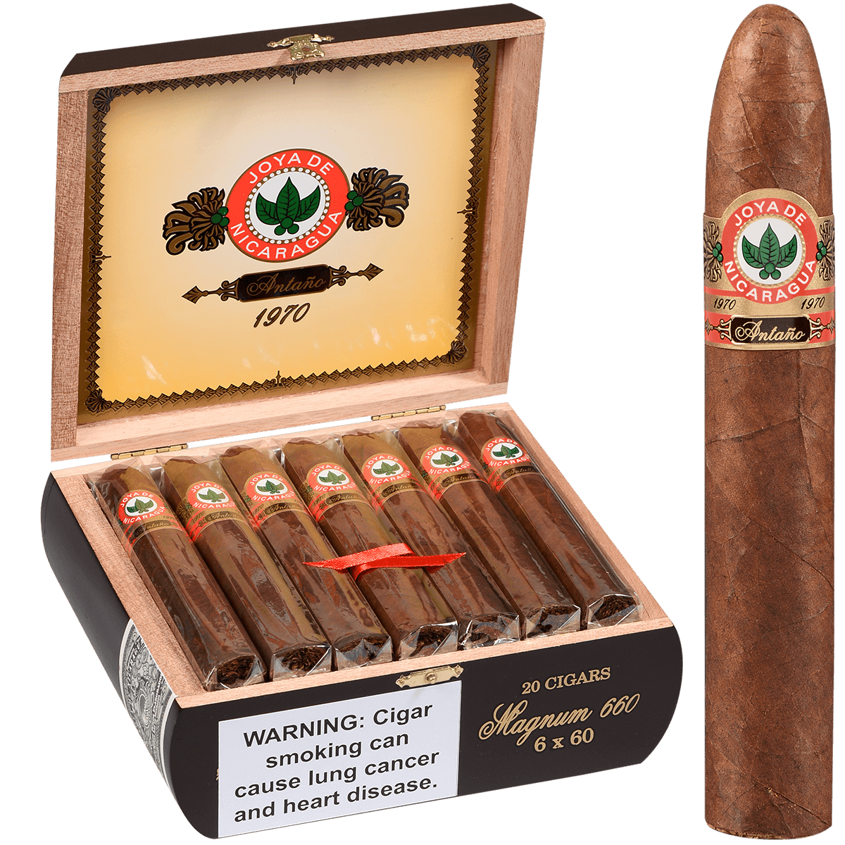 Joya De Nicaragua Antano 1970 Magnum 6x60 20ct