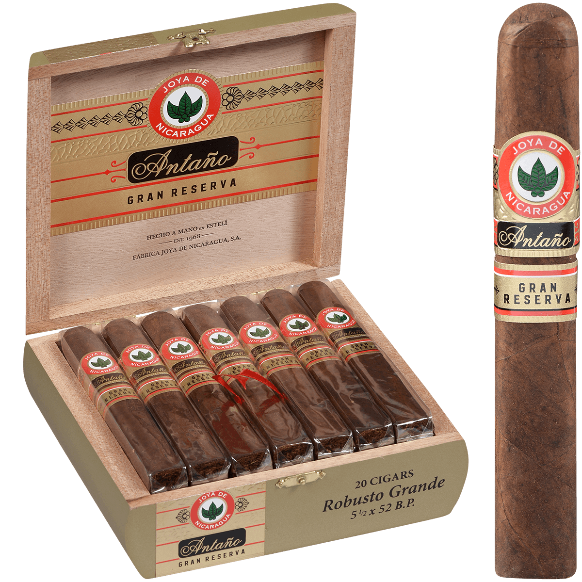 Joya De Nicaragua Antano Gran Reserva Robusto Grande 20ct