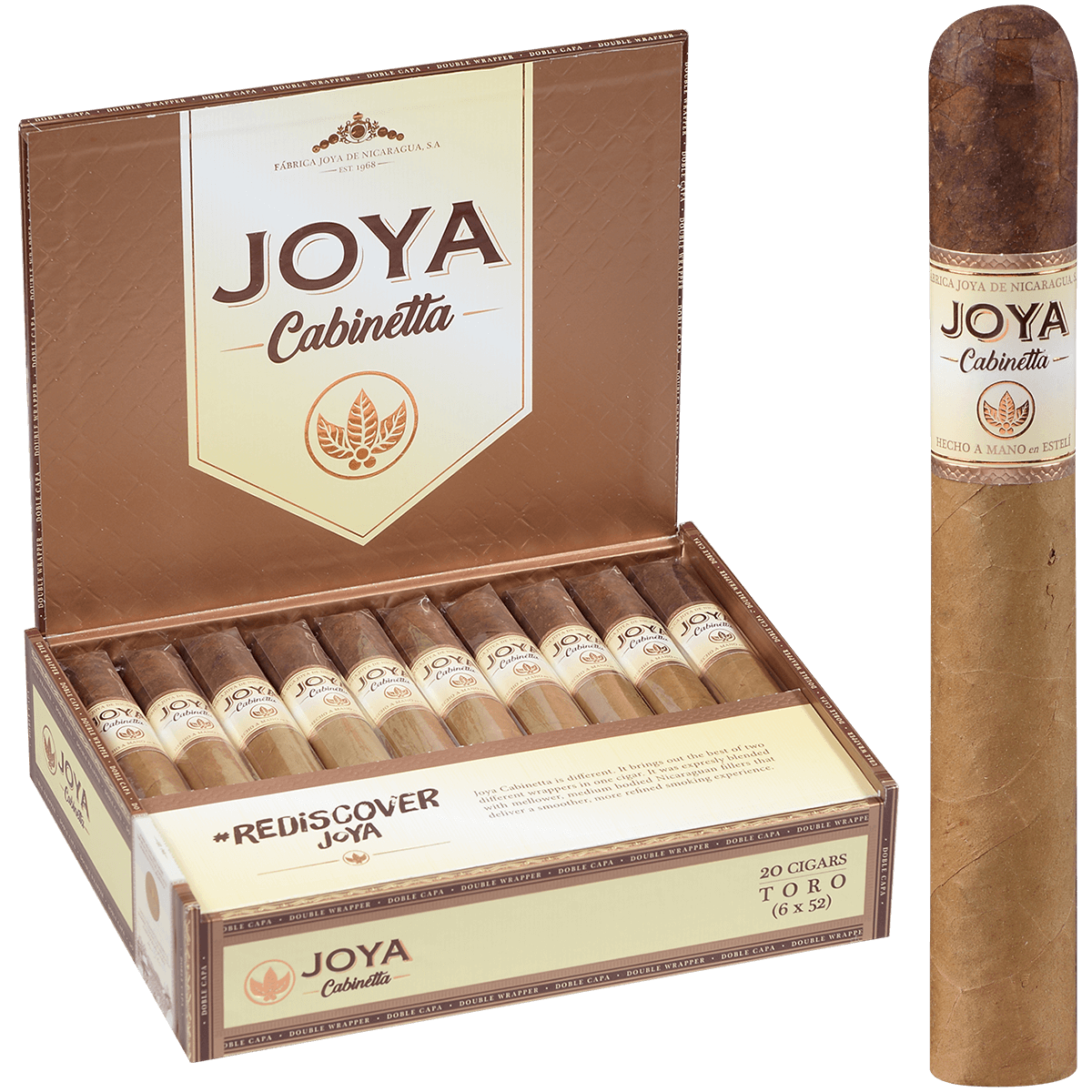 Joya De Nicaragua Cabinetta Toro 20ct