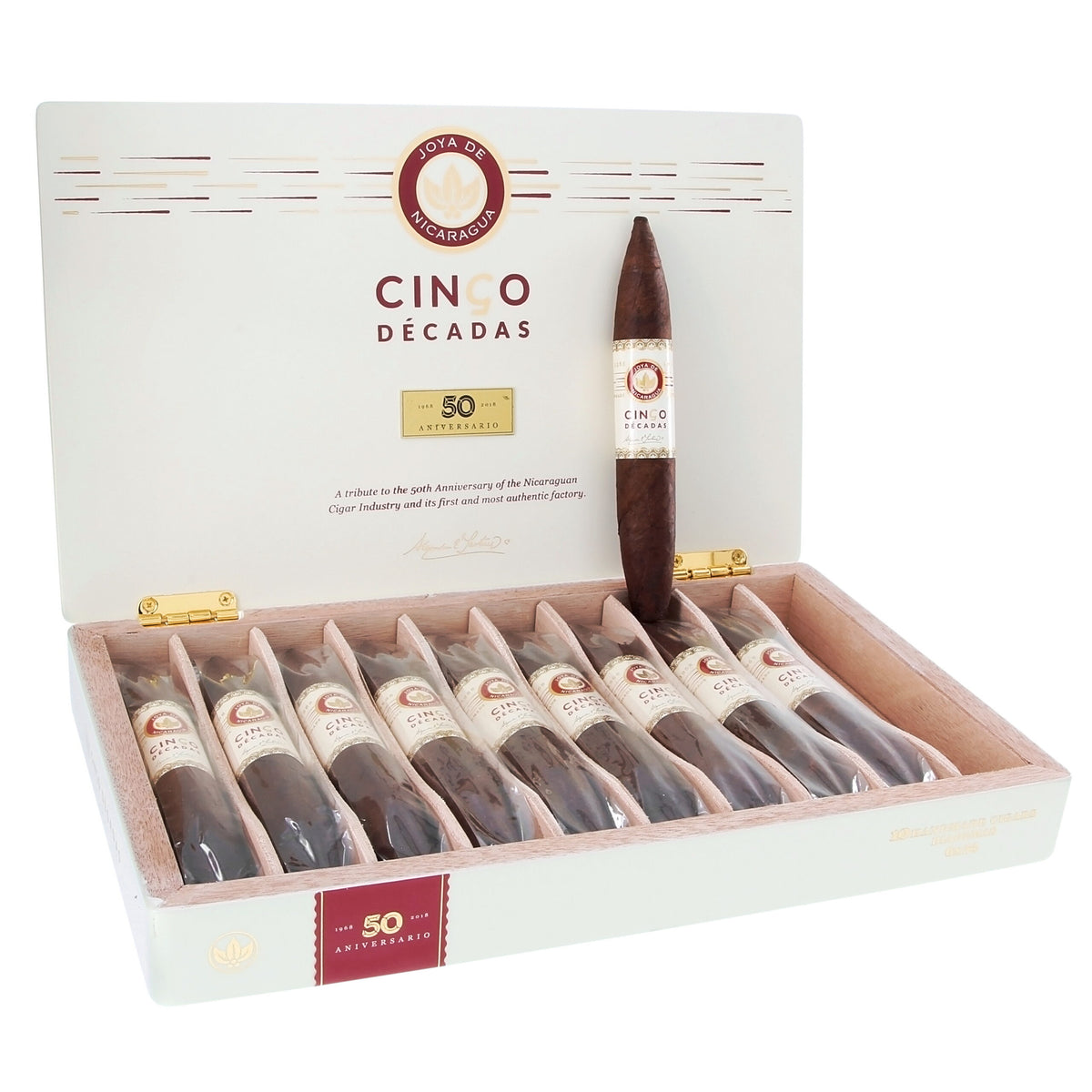 Joya De Nicaragua Cinco Decadas Diademas 10ct