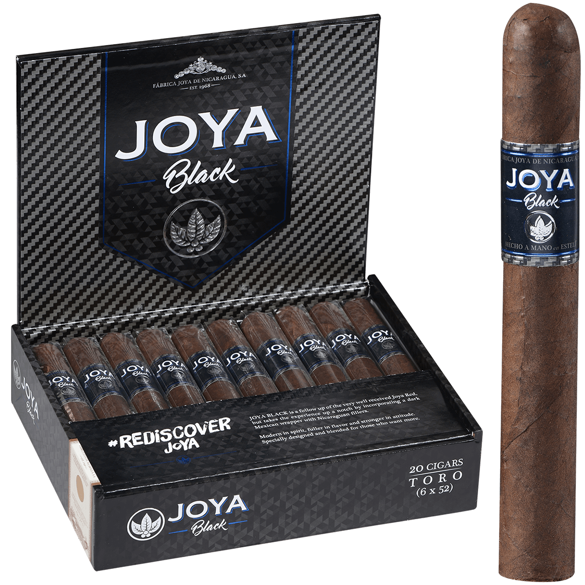 Joya De Nicaragua Joya Black Toro 20ct