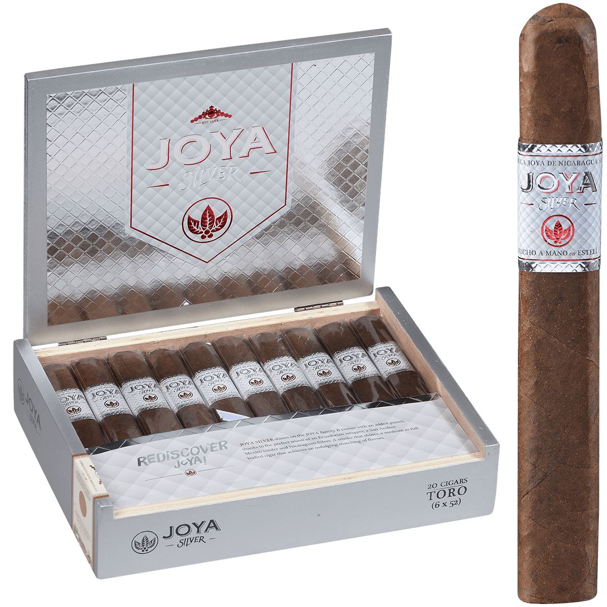 Joya De Nicaragua Silver Toro 20ct