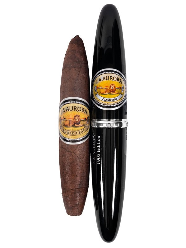 La Aurora Preferidos Diamond Broad Leaf Tubo 8ct 2