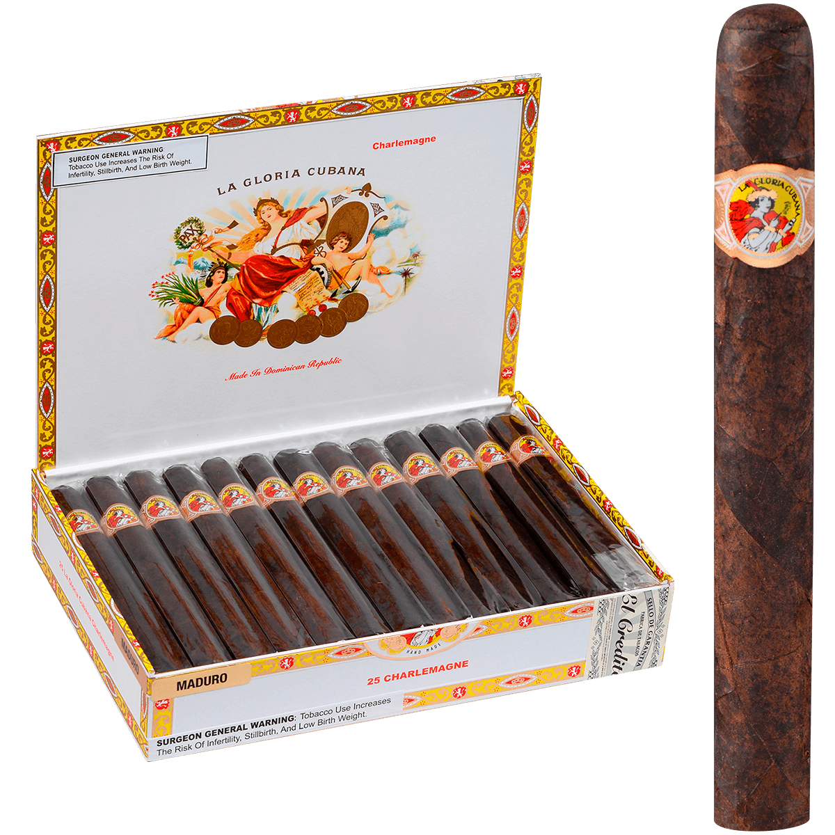 La Gloria Cubana Charlemagne Maduro 25ct