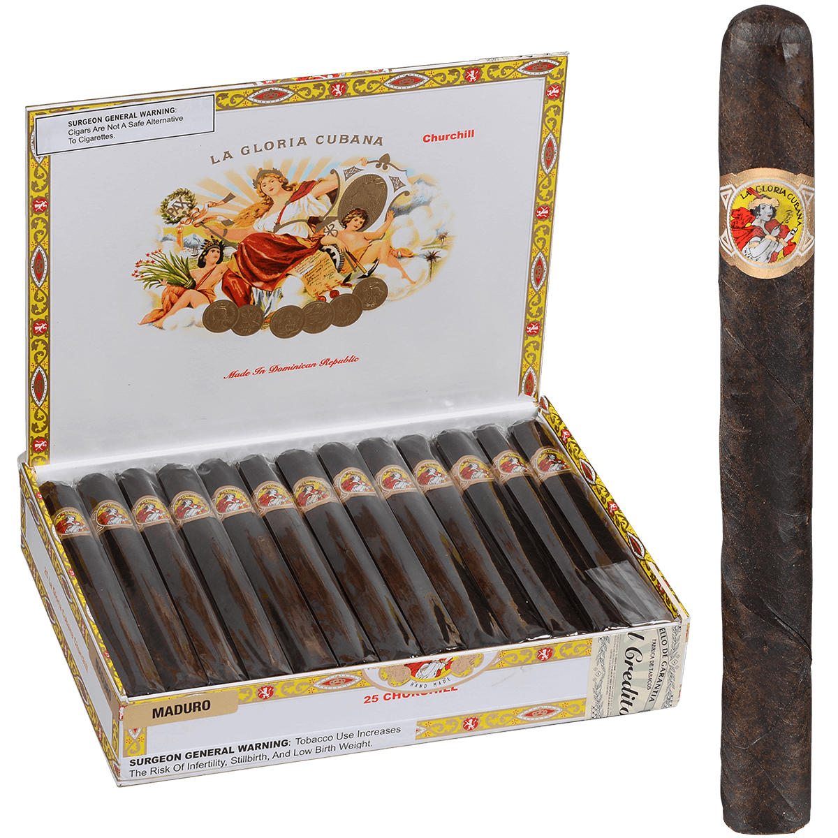 La Gloria Cubana Churchill Maduro 25ct