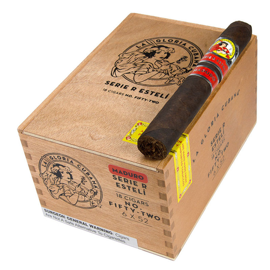 La Gloria Cubana Serie R Esteli Maduro No. Fifty Two 18ct