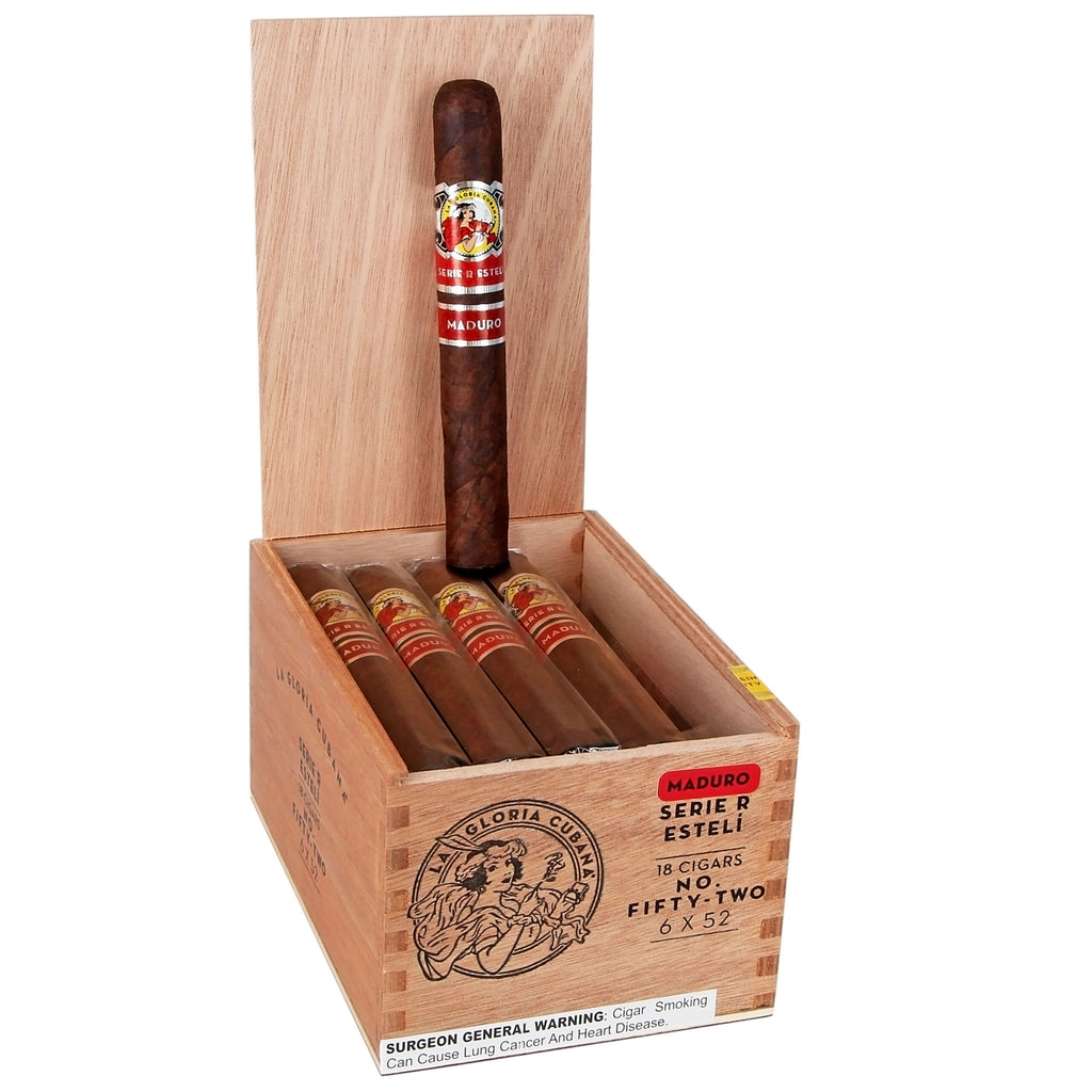 La Gloria Cubana Serie R Esteli Maduro No. Fifty Two 18ct 3