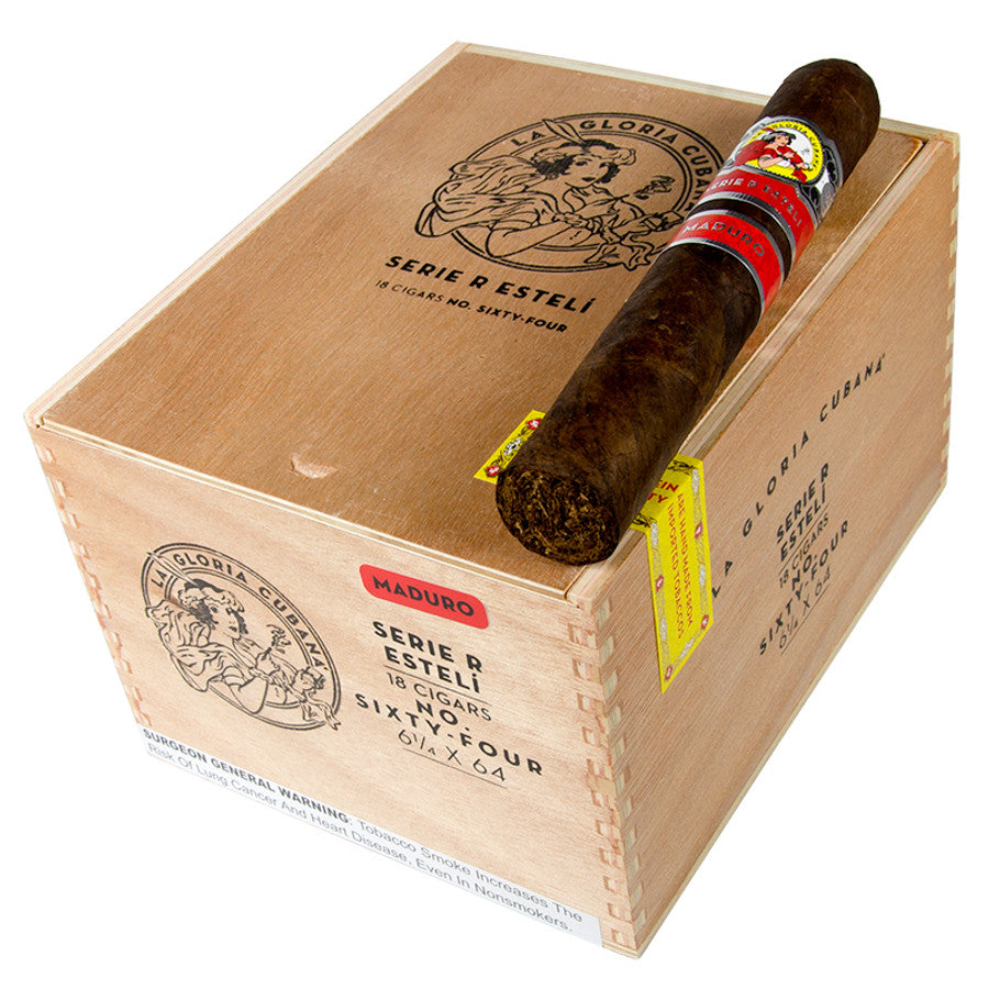 La Gloria Cubana Serie R Esteli Maduro No. Sixty Four 18ct