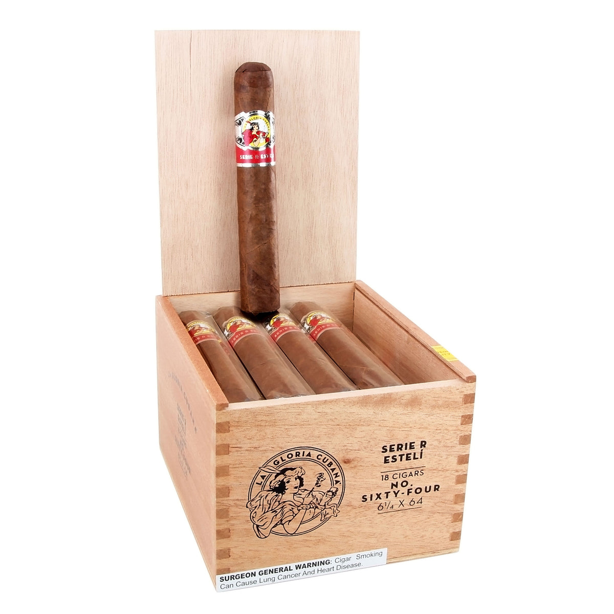 La Gloria Cubana Serie R Esteli No. Sixty Four 18ct 2