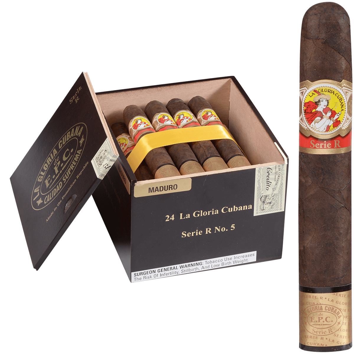 La Gloria Cubana Serie R No. 5 Maduro 24ct