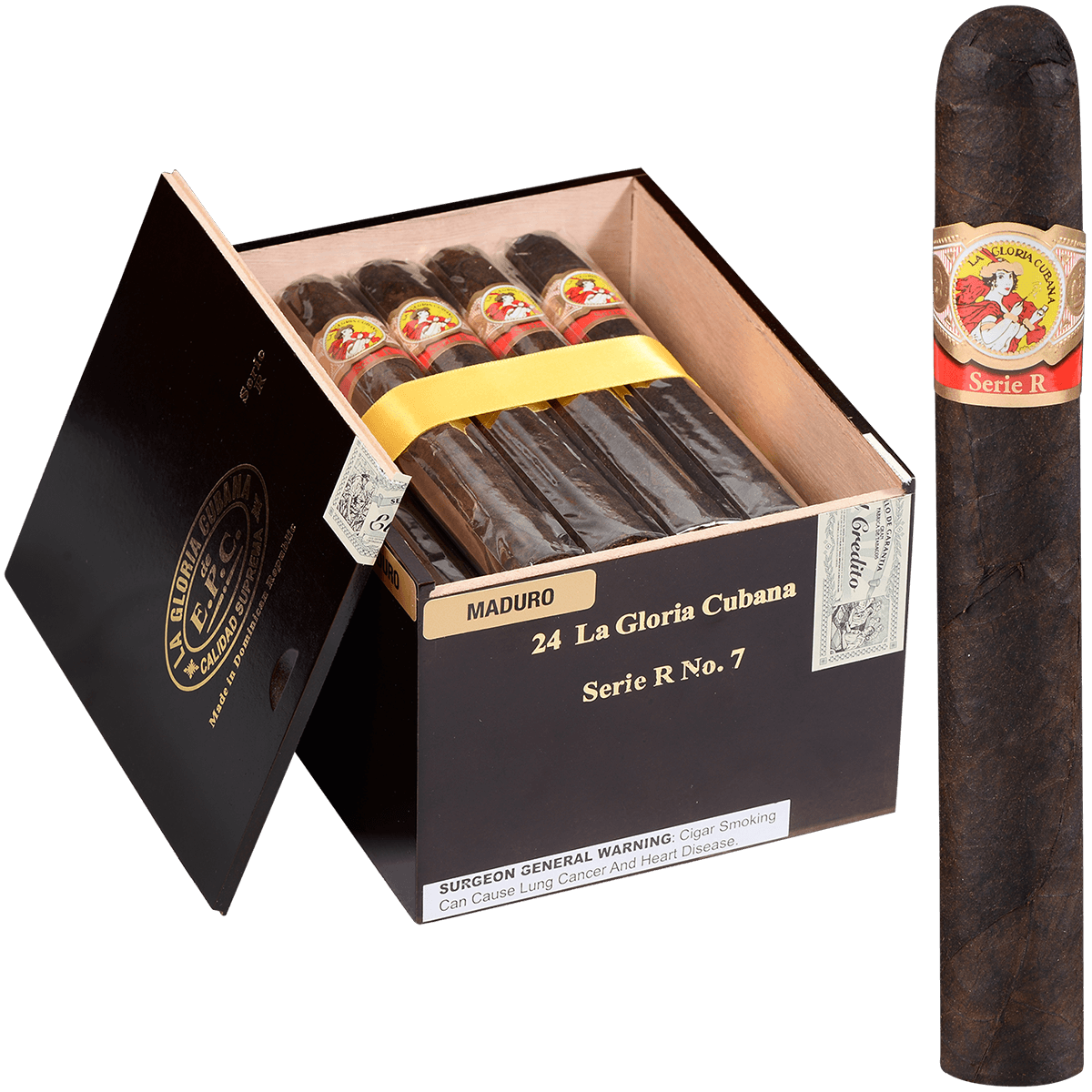 La Gloria Cubana Serie R No. 7 Mad 24ct