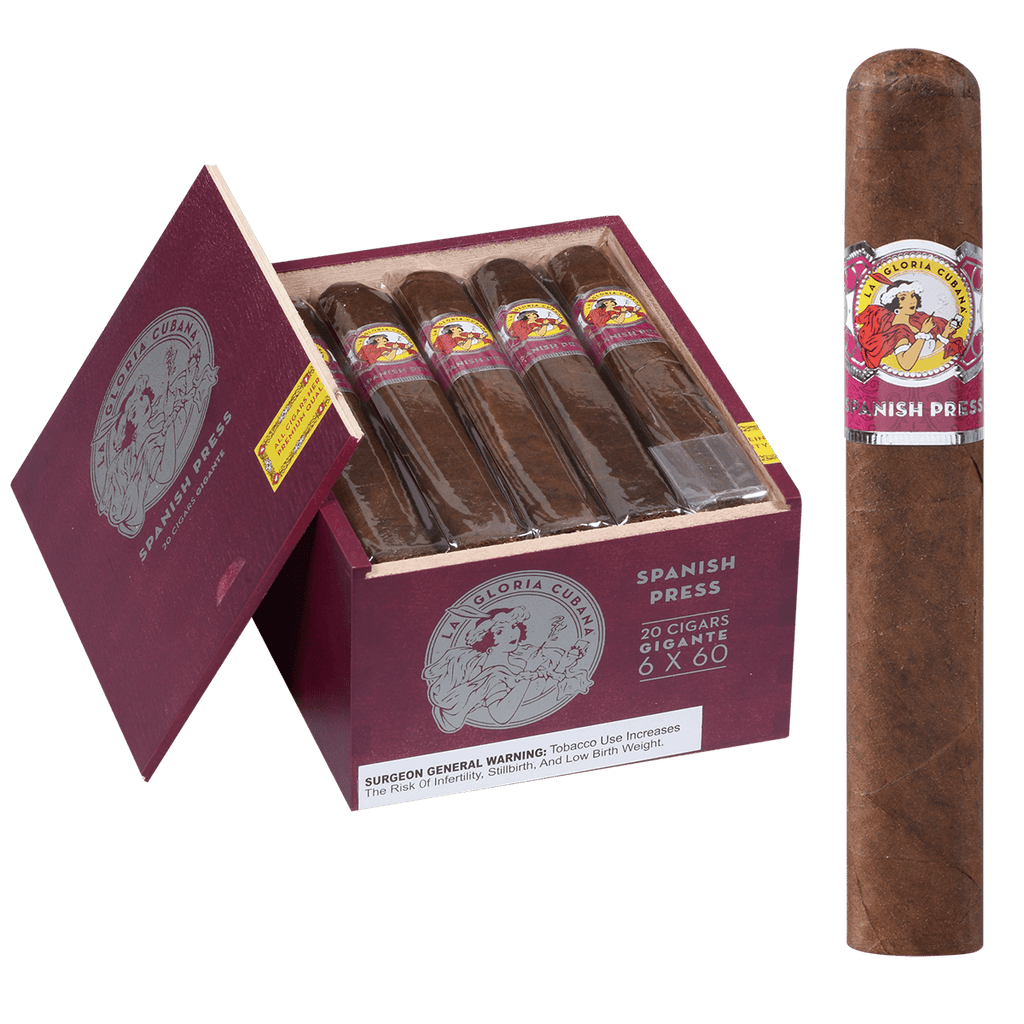 La Gloria Cubana Spanish Press Gigante 20ct