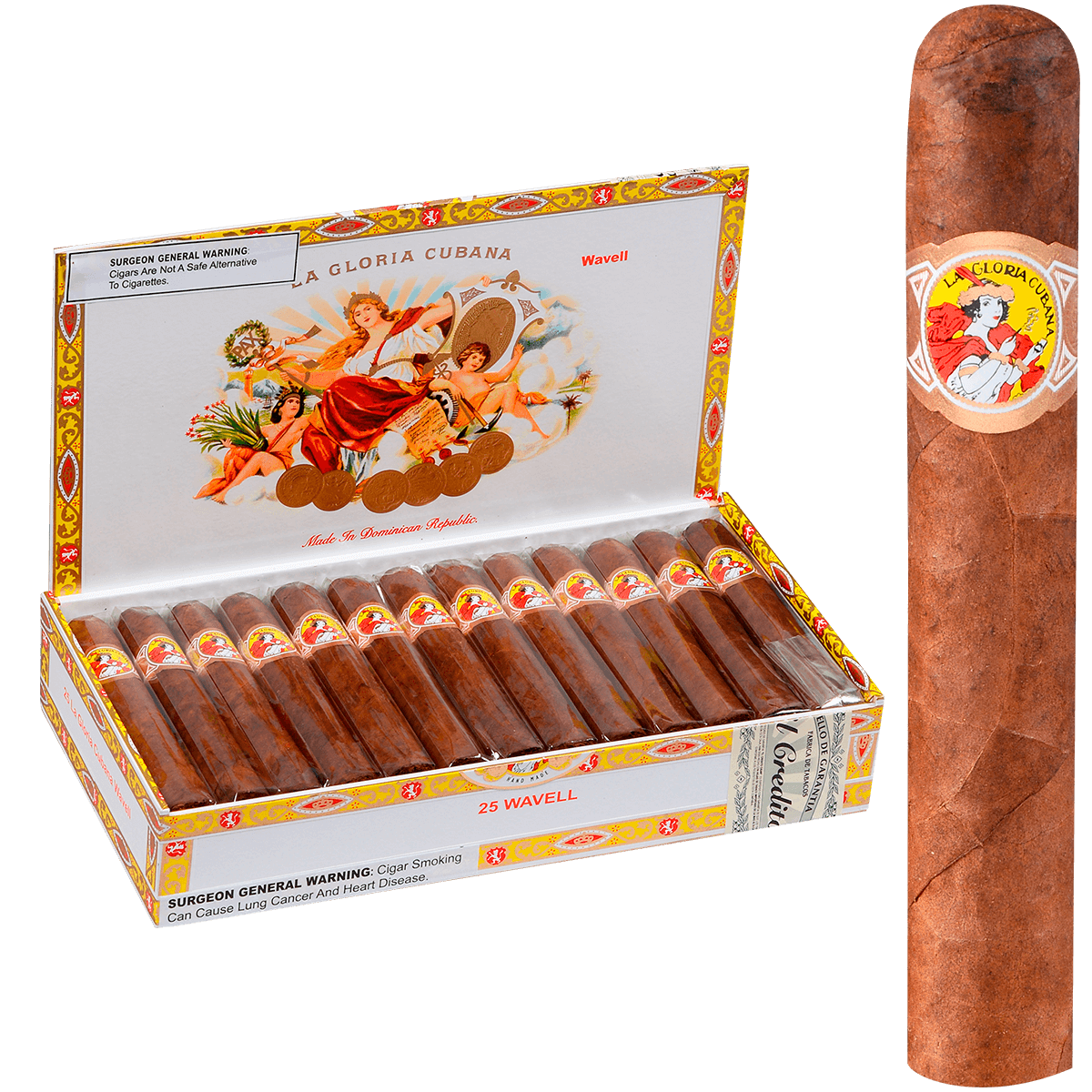 La Gloria Cubana Wavell Maduro 25ct
