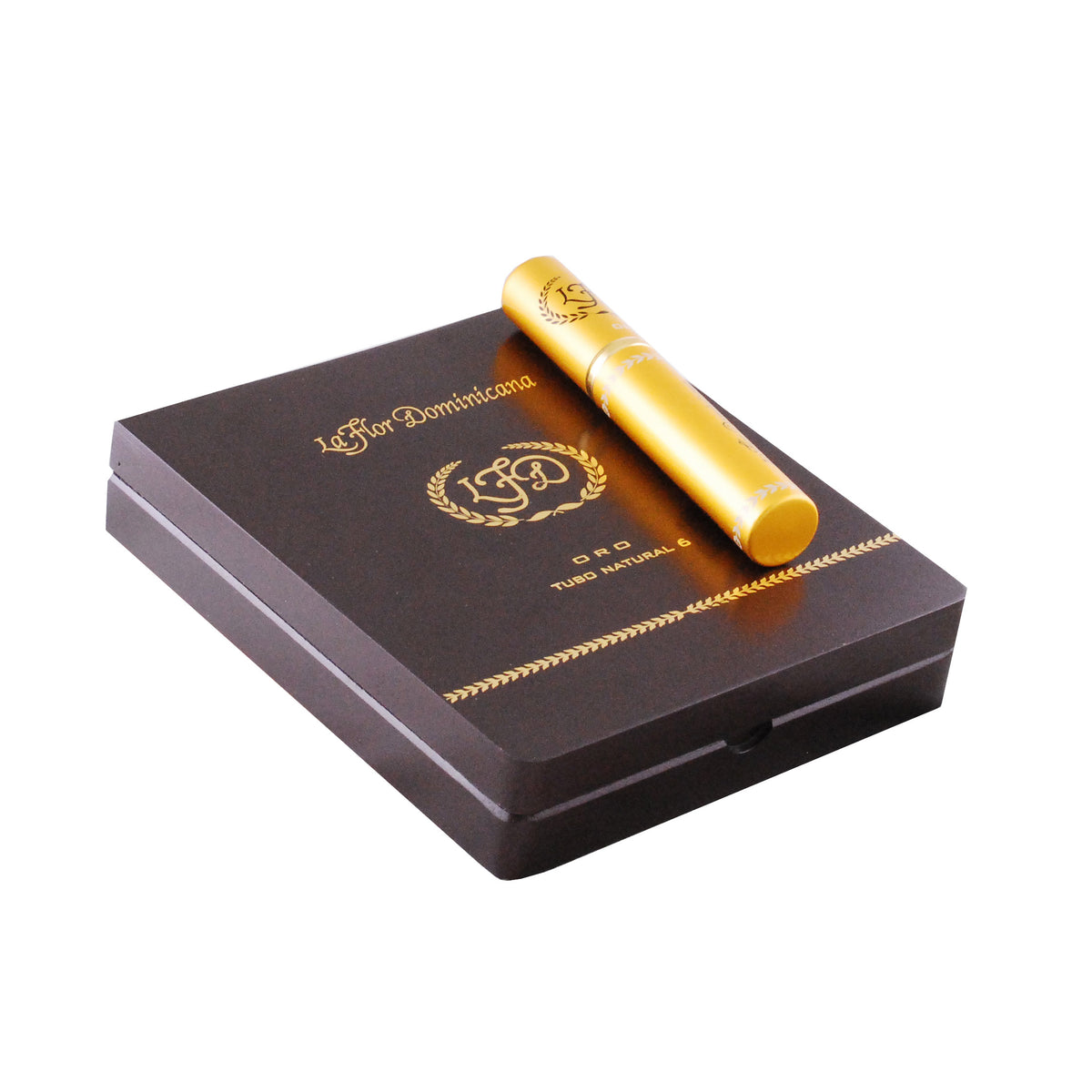 LFD Tubos Oro Tubo Natural No.6 5ct 2