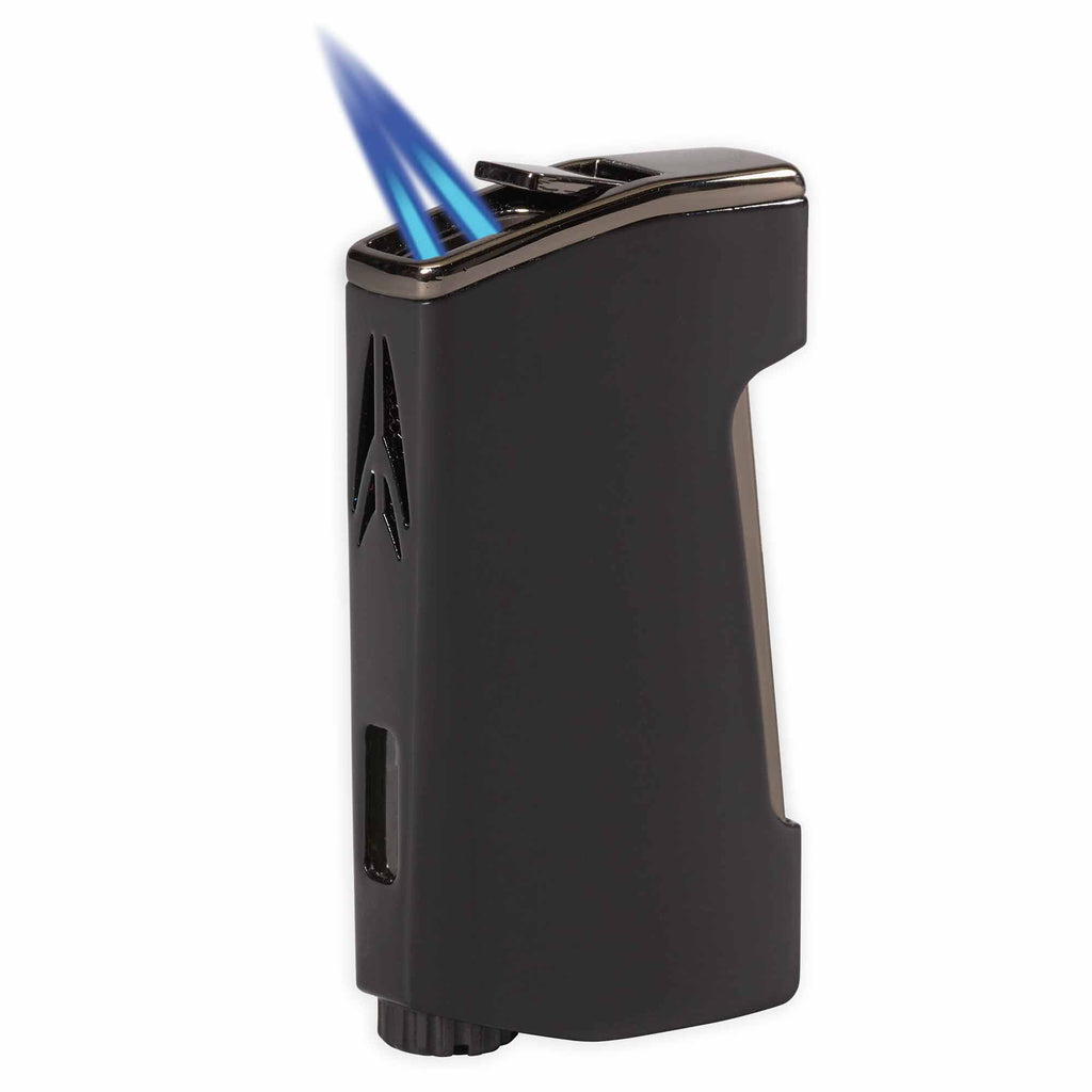Lotus Chroma Dual Torch W/Punch Black 1ct 2