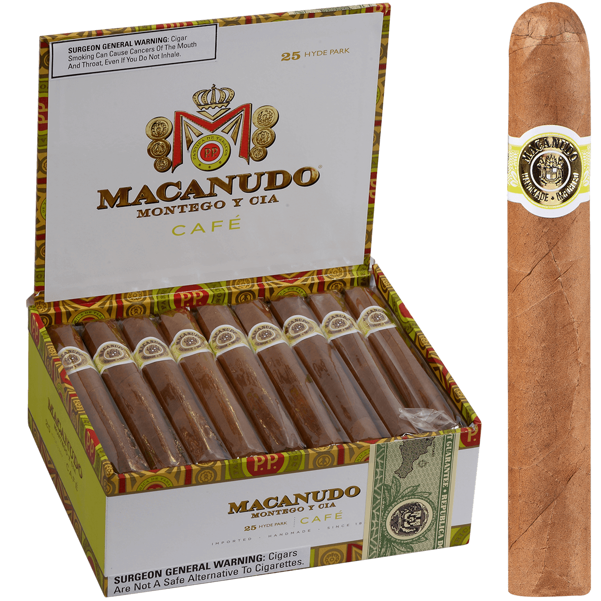 Macanudo Cafe Baron De Rothschild 25ct