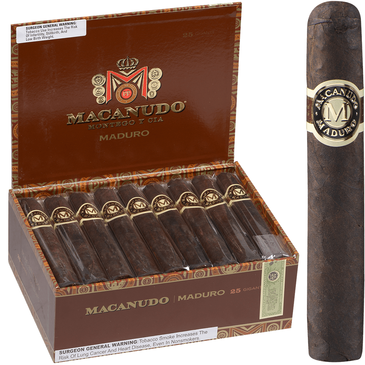Macanudo Cafe Maduro Gigante 25ct