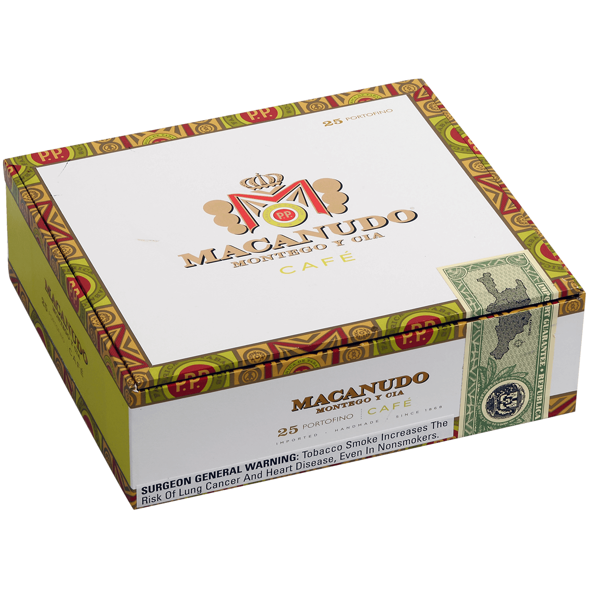 Macanudo Cafe Portofino Aluminum Tube 25ct 3